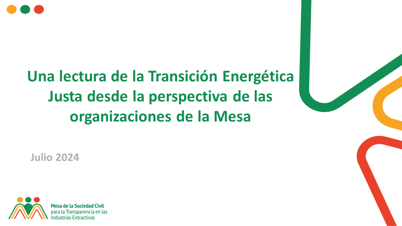 Una lectura de la Transición Energética Justa desde la perspectiva de ...